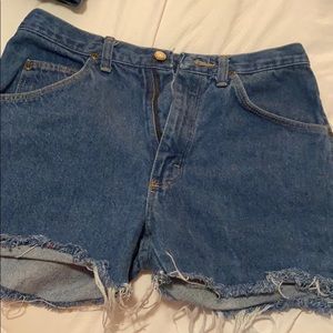 Women’s Blue jean Wrangler shorts